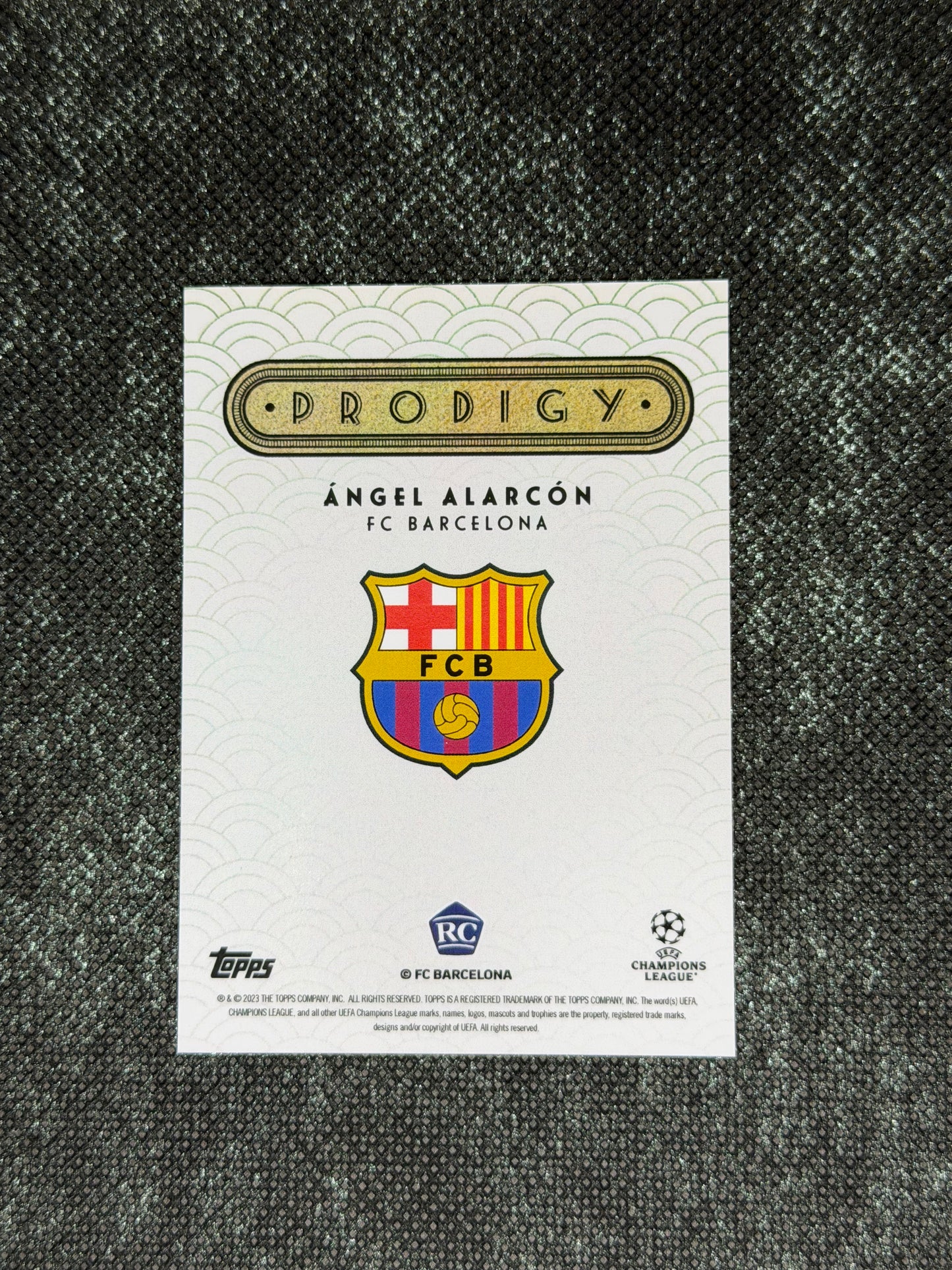 2023 Topps Deco Prodigy FC Barcelona Autograph RC 42/99 - Angel Alarcon