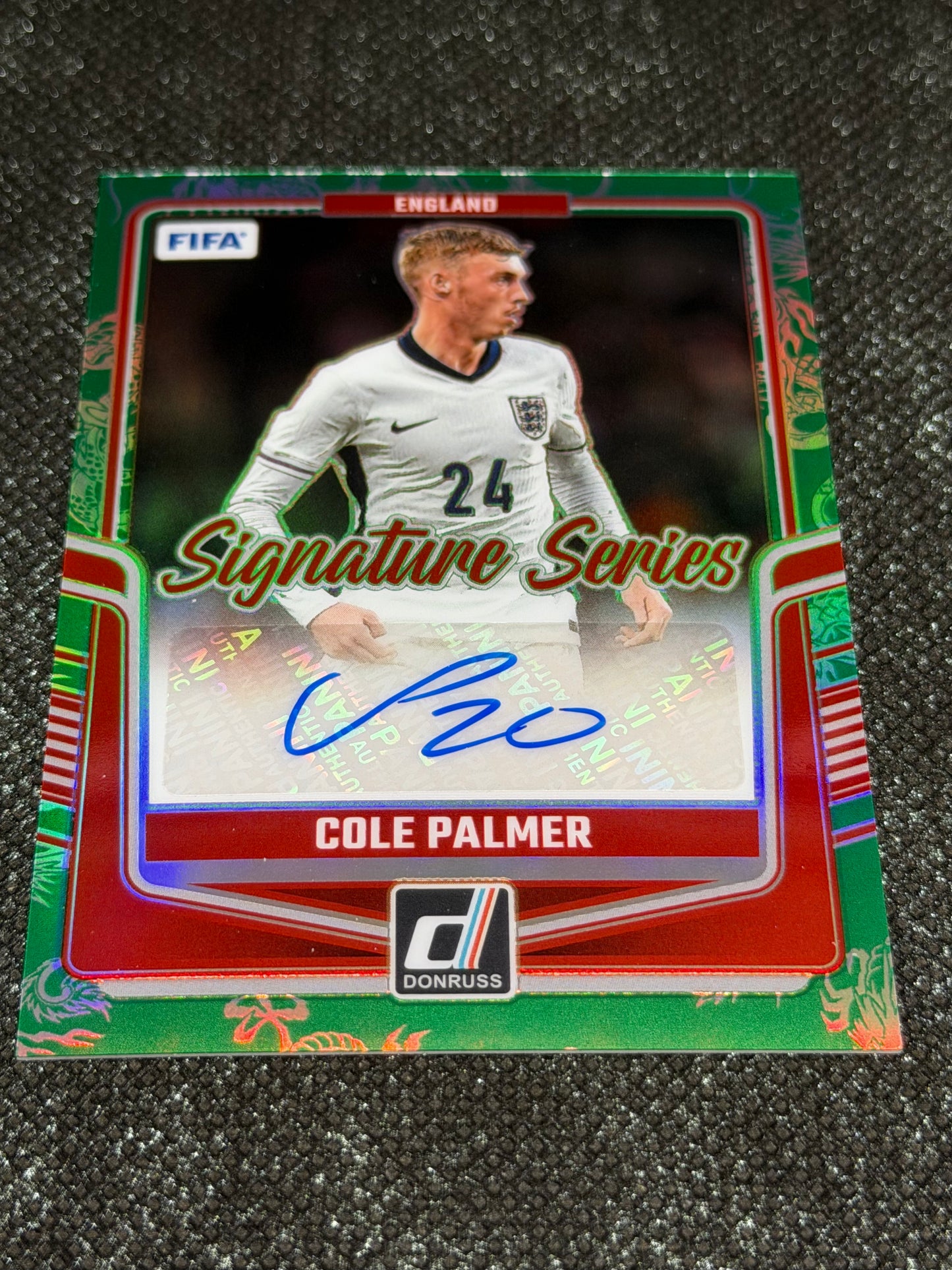 2024-25 Panini Donruss Soccer Signature Series Dragon Scale 40/99 - Cole Palmer