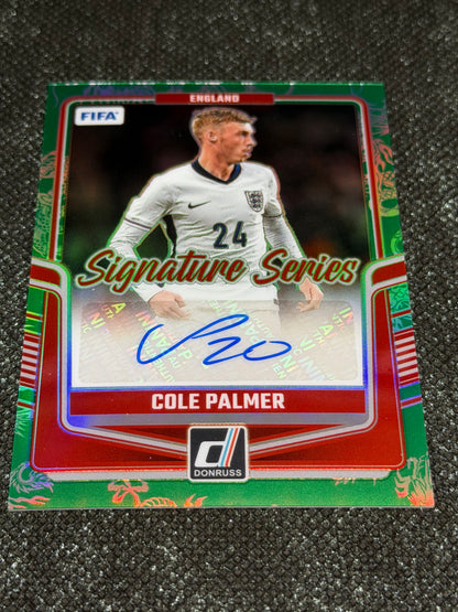 2024-25 Panini Donruss Soccer Signature Series Dragon Scale 40/99 - Cole Palmer