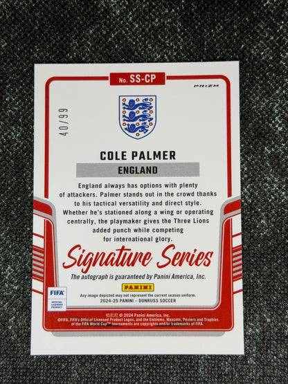 2024-25 Panini Donruss Soccer Signature Series Dragon Scale 40/99 - Cole Palmer