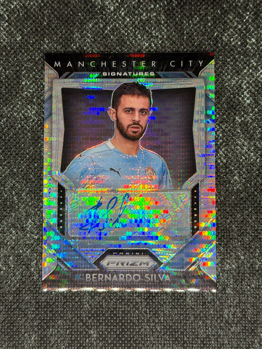2020-21 Panini Prizm Premier League Soccer Signatures - Bernardo Silva