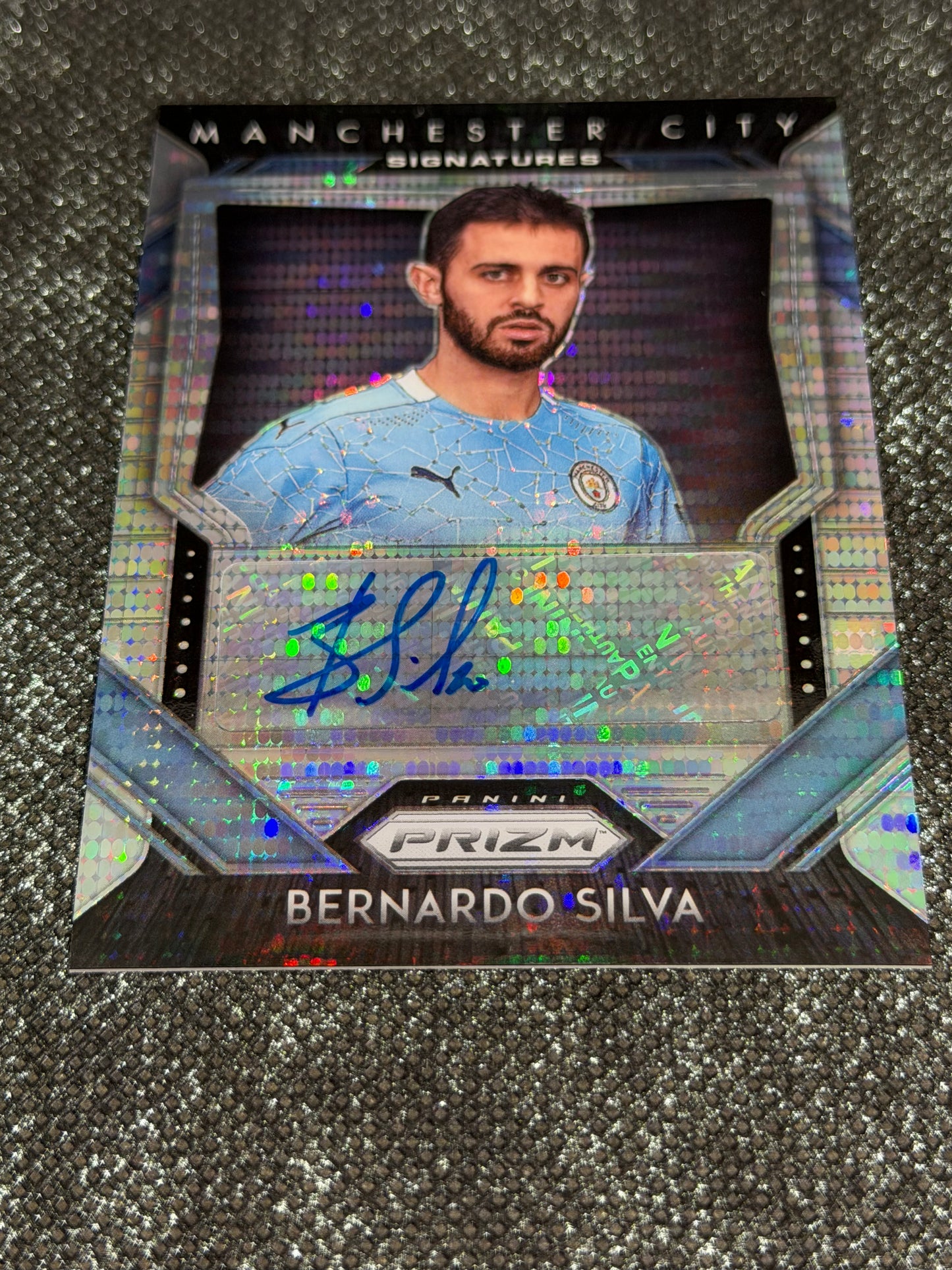 2020-21 Panini Prizm Premier League Soccer Signatures - Bernardo Silva