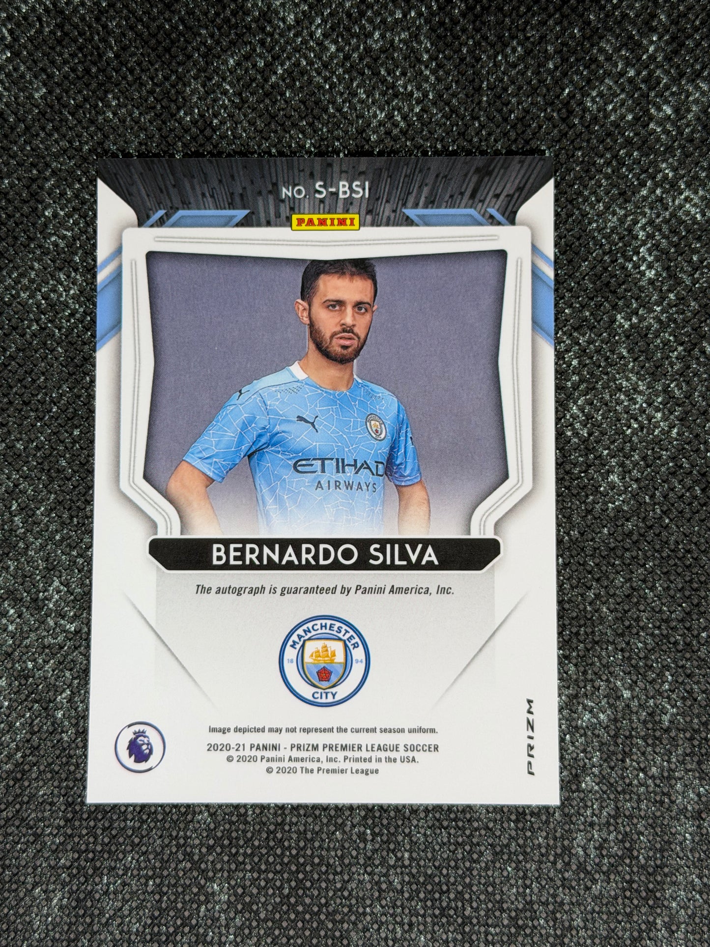2020-21 Panini Prizm Premier League Soccer Signatures - Bernardo Silva