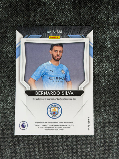 2020-21 Panini Prizm Premier League Soccer Signatures - Bernardo Silva