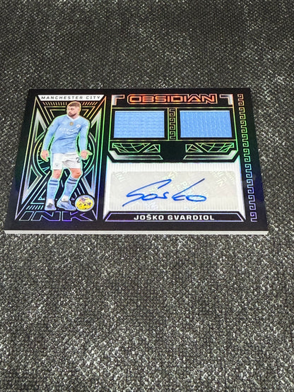2023-24 Panini Obsidian Soccer Dual Jersey Ink 181/199 - Josko Gvardiol