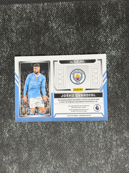 2023-24 Panini Obsidian Soccer Dual Jersey Ink 181/199 - Josko Gvardiol