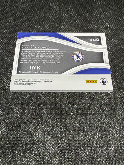 2023-24 Panini Immaculate Collection Soccer Ink 03/25 - Mykhailo Mudryk