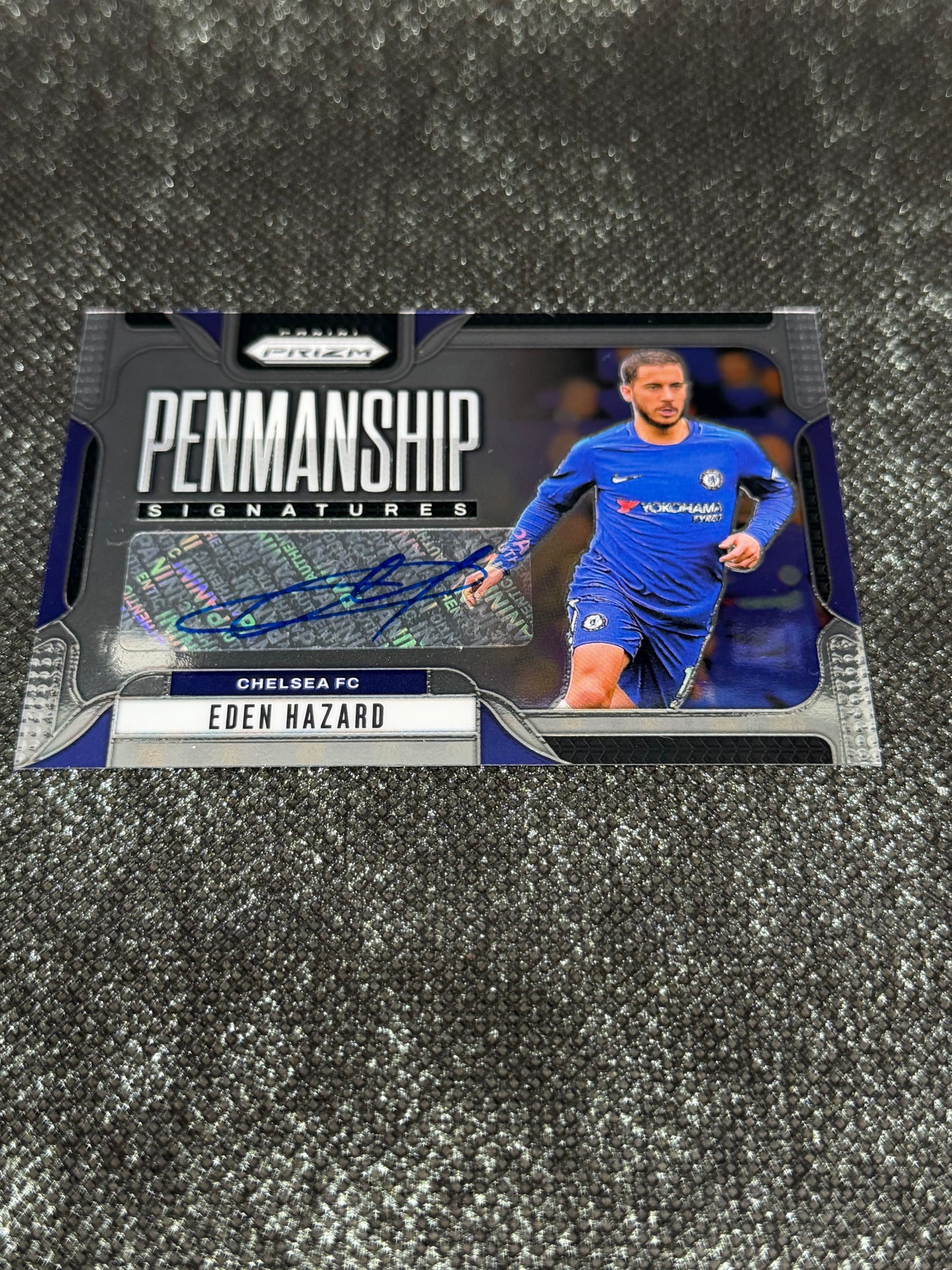 2024-25 Panini Prizm Premier League Soccer Penmanship Signatures - Eden Hazard