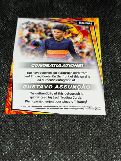 2024 Leaf Soccer Blaster Autograph - Gustavo Assuncao
