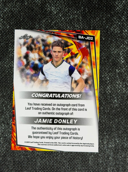 2024 Leaf Soccer Blaster Autograph - Jamie Donley