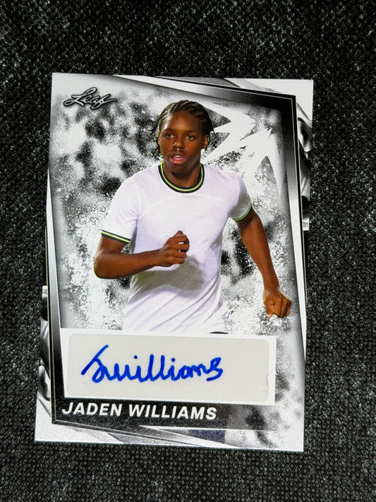2024 Leaf Soccer Blaster Autograph - Jaden Williams