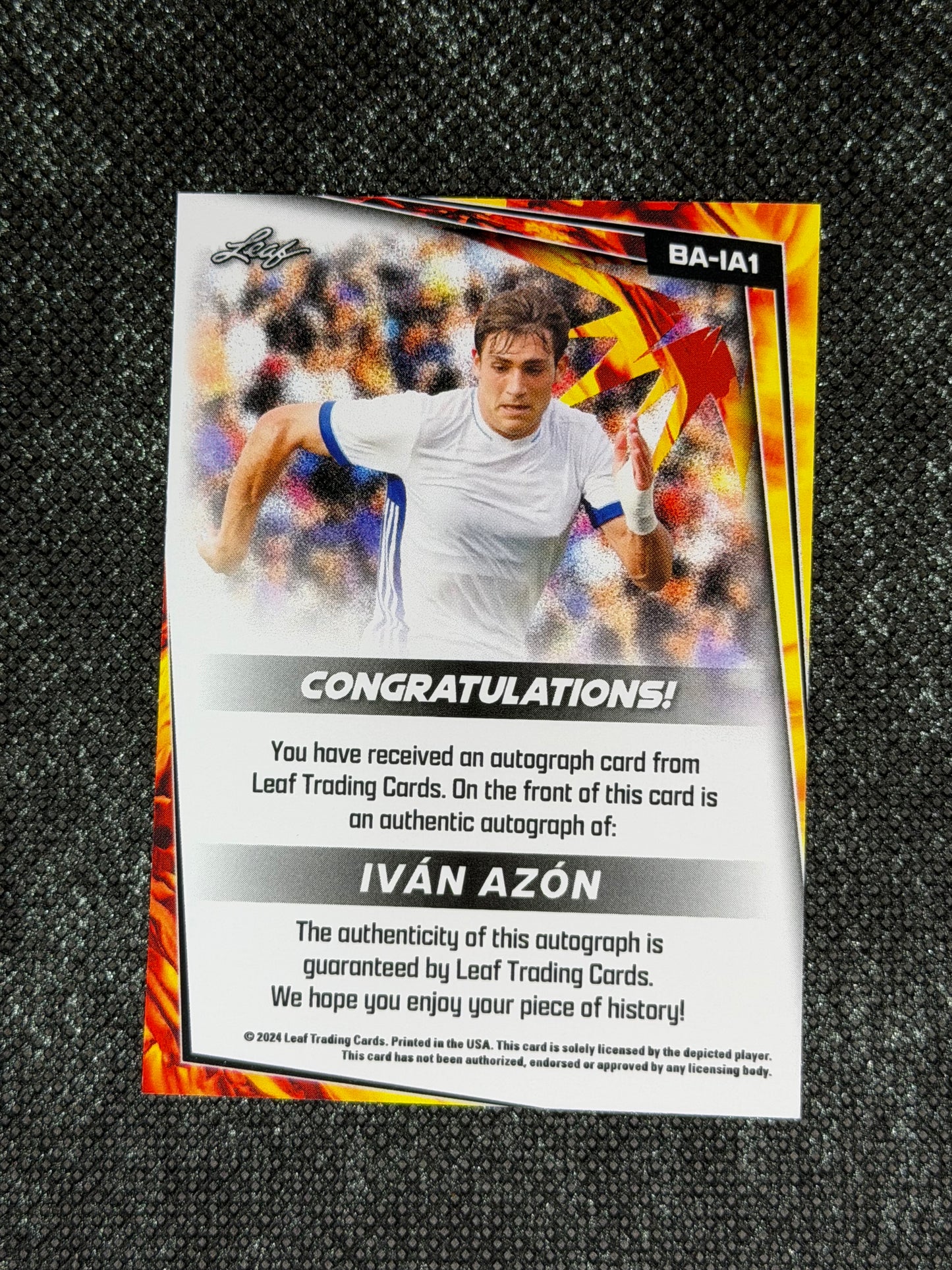 2024 Leaf Soccer Blaster Autograph - Ivan Azon