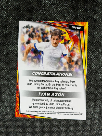 2024 Leaf Soccer Blaster Autograph - Ivan Azon