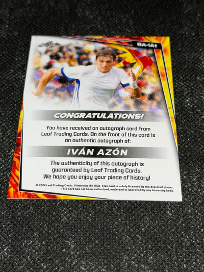 2024 Leaf Soccer Blaster Autograph - Ivan Azon