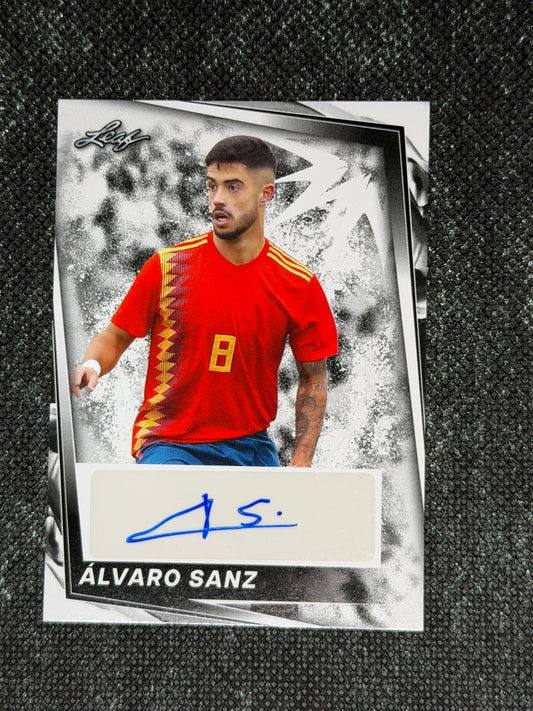 2024 Leaf Soccer Blaster Autograph - Alvaro Sanz