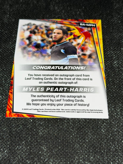 2024 Leaf Soccer Blaster Autograph - Myles Peart-Harris