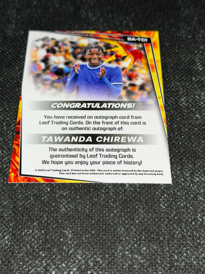 2024 Leaf Soccer Blaster Autograph - Tawanda Chirewa