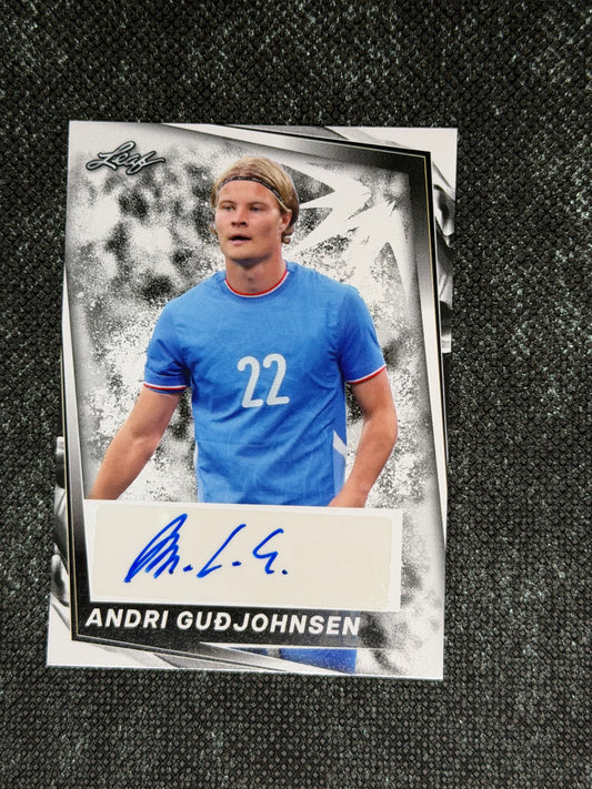 2024 Leaf Soccer Blaster Autograph - Andri Gudjohnsen