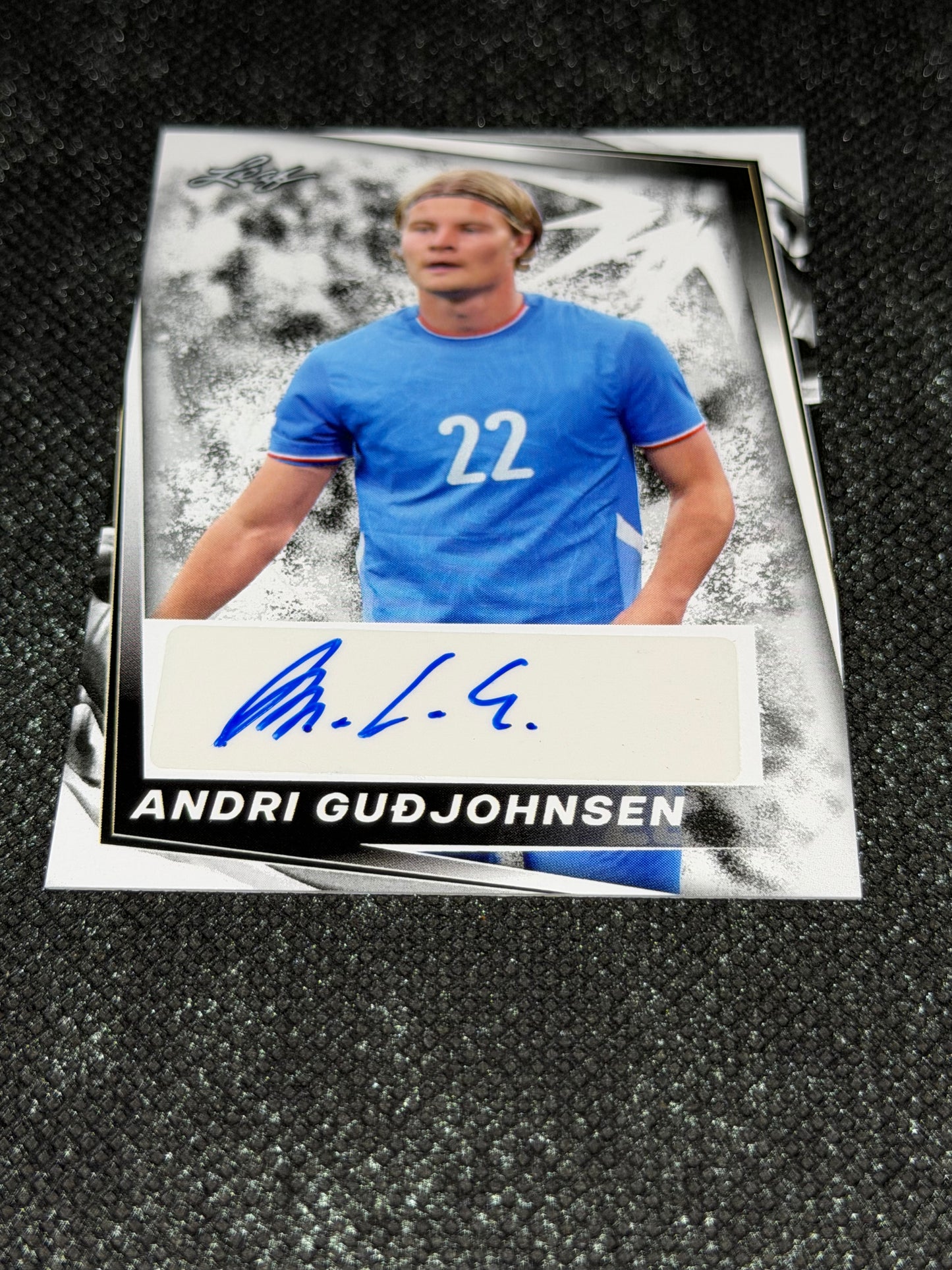 2024 Leaf Soccer Blaster Autograph - Andri Gudjohnsen