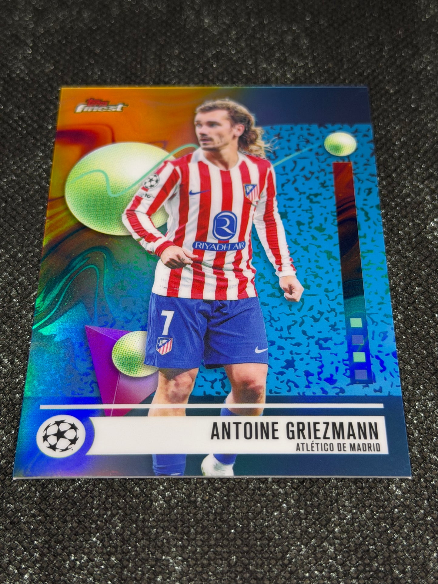 2025-26 Topps Finest UCC Oil Spill Insert (Case Hit - SSP) - Antoine Griezmann