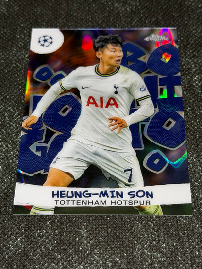2022-23 Topps Chrome UEFA Champions League Joga Bonito Insert (Case Hit) - Heung-Min Son