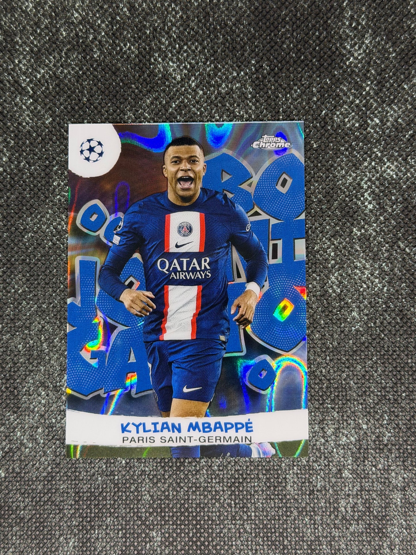 2022-23 Topps Chrome UEFA Champions League Joga Bonito Insert (Case Hit) - Kylian Mbappe