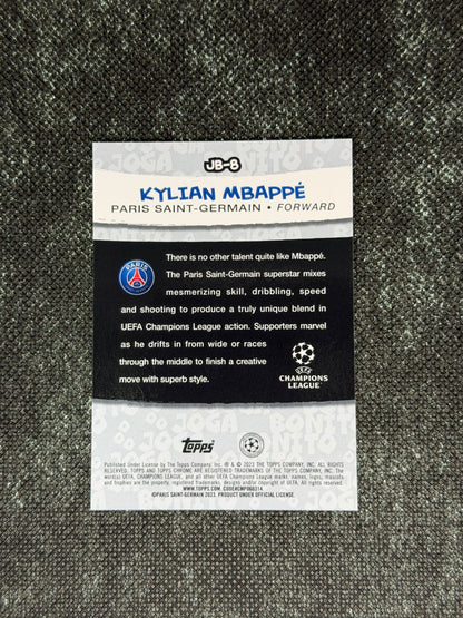 2022-23 Topps Chrome UEFA Champions League Joga Bonito Insert (Case Hit) - Kylian Mbappe