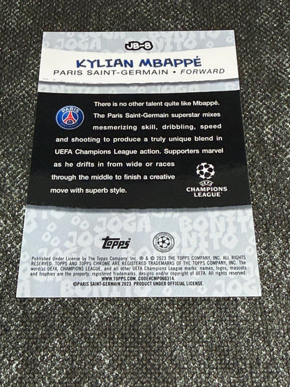 2022-23 Topps Chrome UEFA Champions League Joga Bonito Insert (Case Hit) - Kylian Mbappe