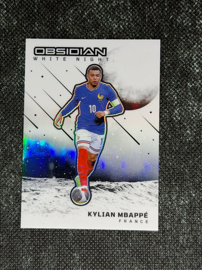2023-24 Panini Obsidian Soccer White Night (Case Hit) - Kylian Mbappe