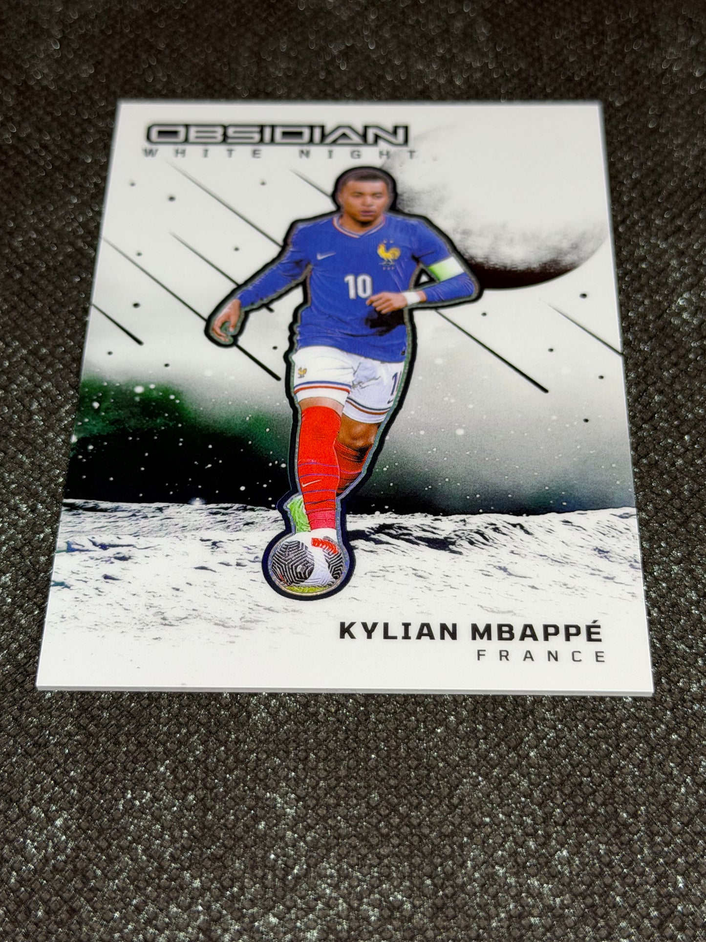2023-24 Panini Obsidian Soccer White Night (Case Hit) - Kylian Mbappe