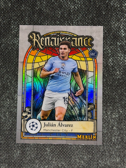 2022-23 Topps Merlin UEFA Champions League Renaissance Case Hit RC - Julian Alvarez
