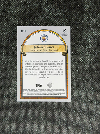 2022-23 Topps Merlin UEFA Champions League Renaissance Case Hit RC - Julian Alvarez