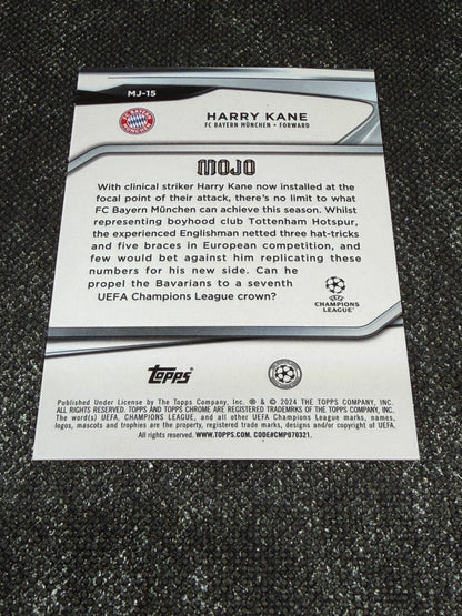 2023-24 Topps Chrome UEFA Champions League Mojo Insert (Case Hit) - Harry Kane