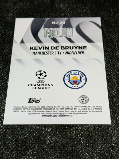 2023-24 Topps Chrome UEFA Champions League Mojo Insert (Case Hit) - Kevin De Bruyne