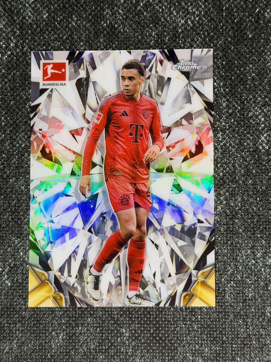 2024-25 Topps Chrome Bundesliga Diamond Etch Insert (Case Hit) - Jamal Musiala