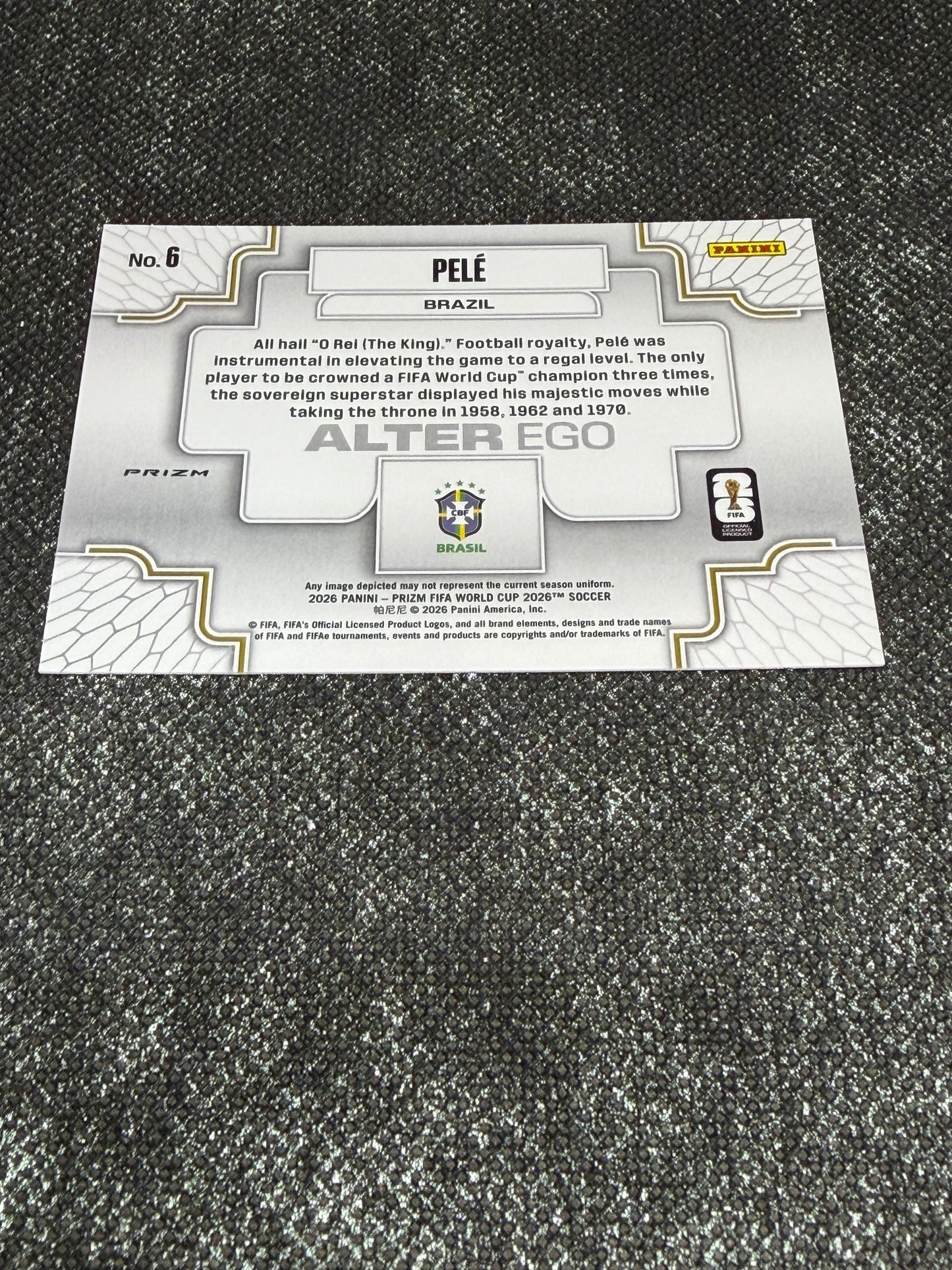 2026 Panini - Prizm World Cup 2026 Soccer Alter Ego Insert (Case Hit) - Pele