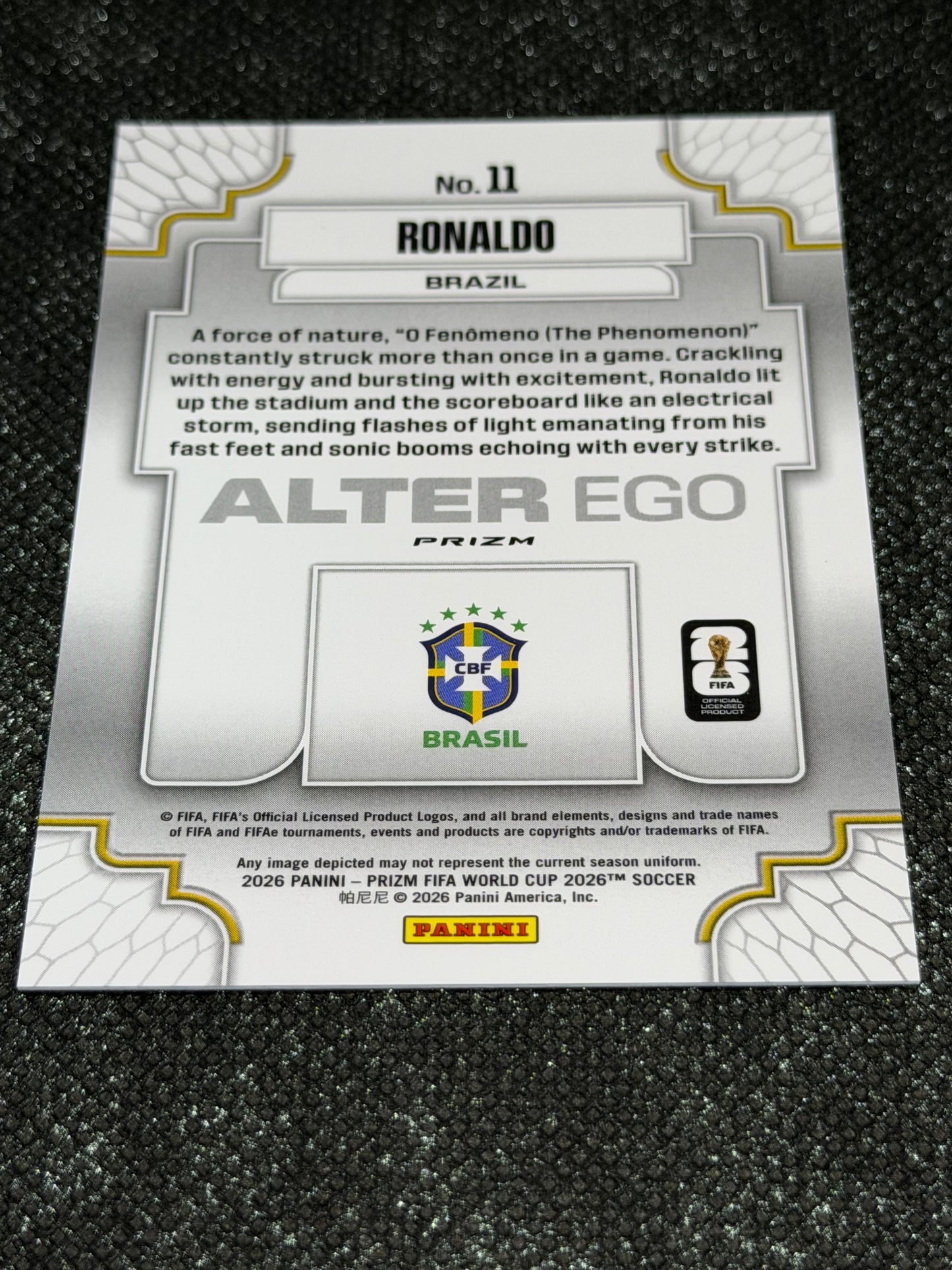 2026 Panini - Prizm World Cup 2026 Soccer Alter Ego Insert (Case Hit) - Ronaldo