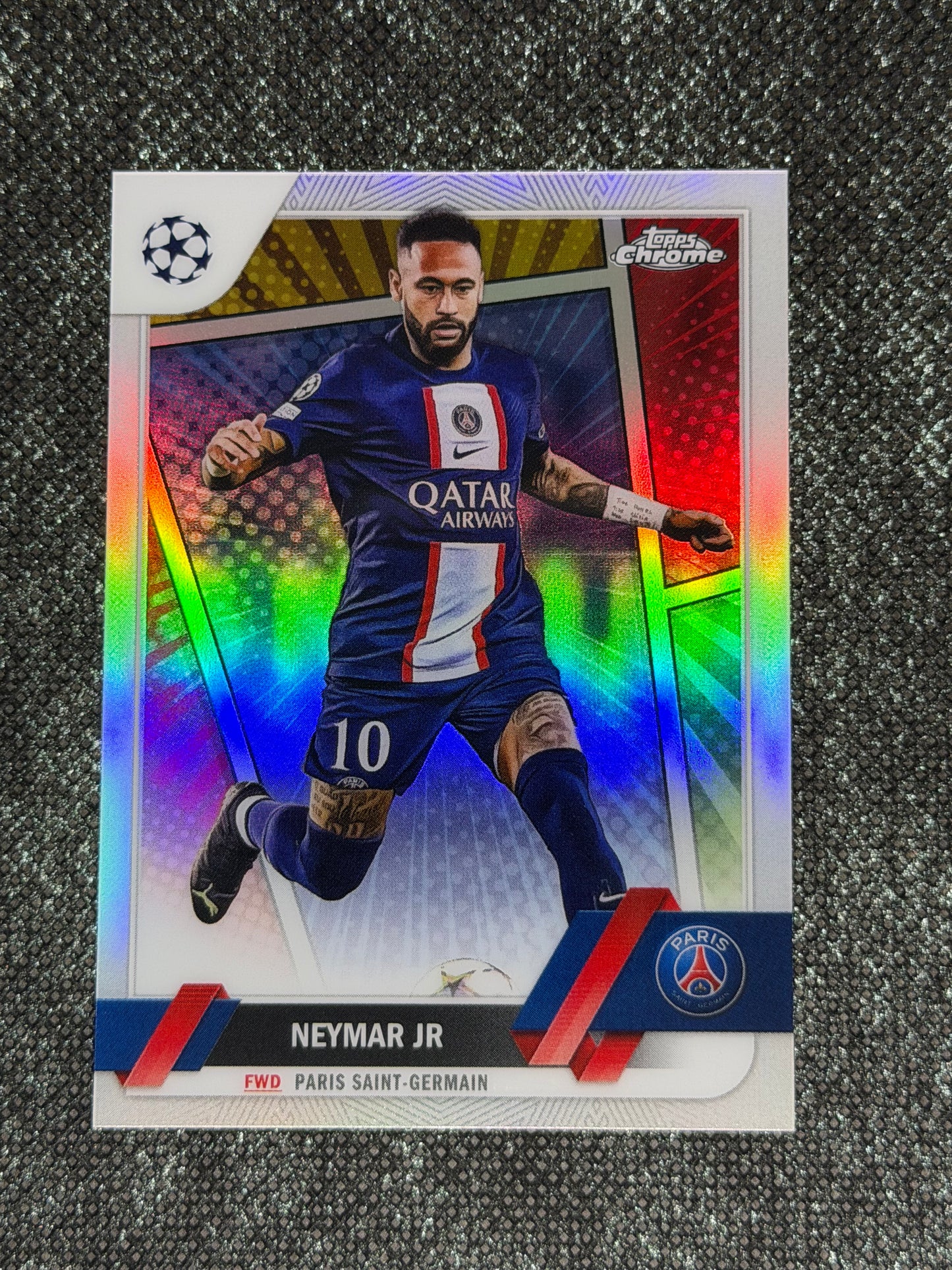 2022-23 Topps Chrome UEFA Champions League Heroes Variation Insert (Case Hit) - Neymar