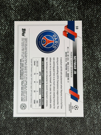 2022-23 Topps Chrome UEFA Champions League Heroes Variation Insert (Case Hit) - Neymar