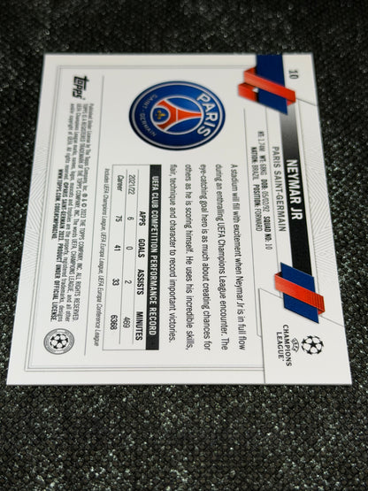 2022-23 Topps Chrome UEFA Champions League Heroes Variation Insert (Case Hit) - Neymar