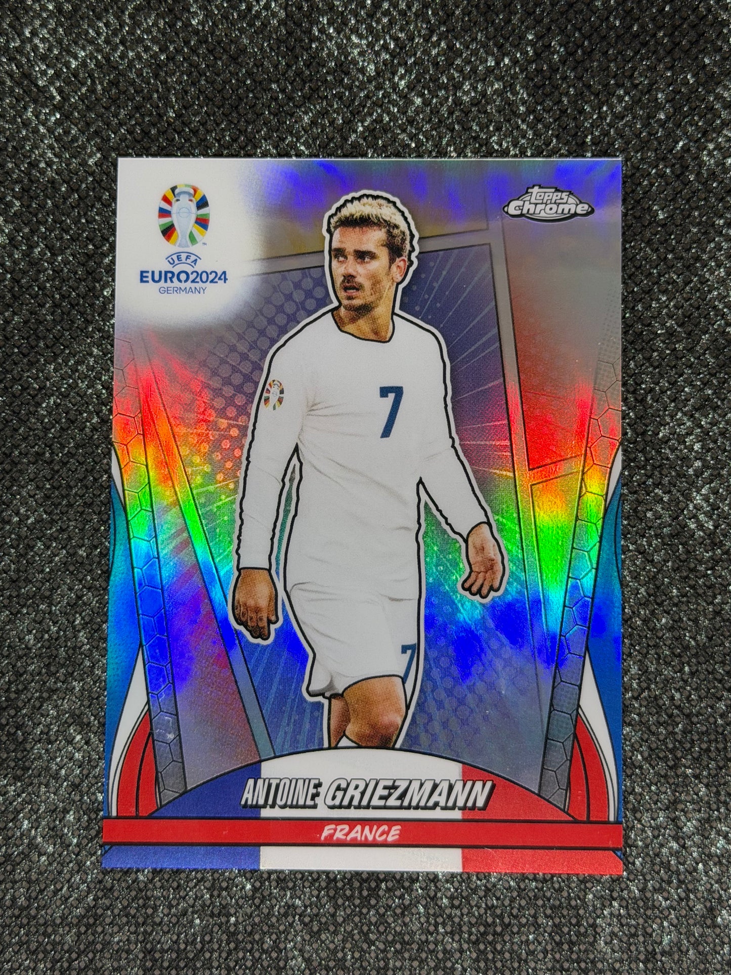 2024 Topps Chrome UEFA Euro 2024 Heroes Variation Insert (Case Hit) - Antoine Griezmann