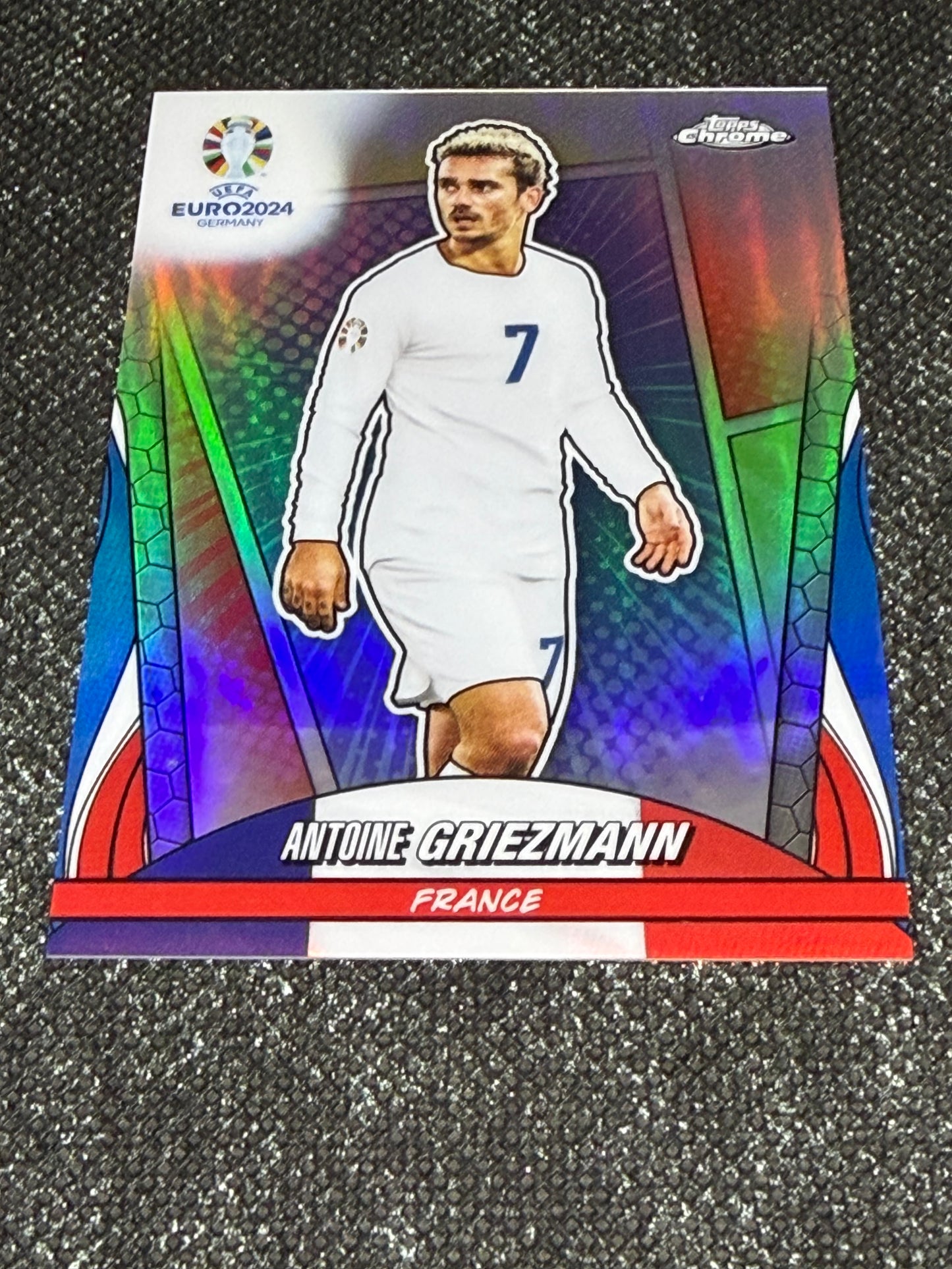 2024 Topps Chrome UEFA Euro 2024 Heroes Variation Insert (Case Hit) - Antoine Griezmann