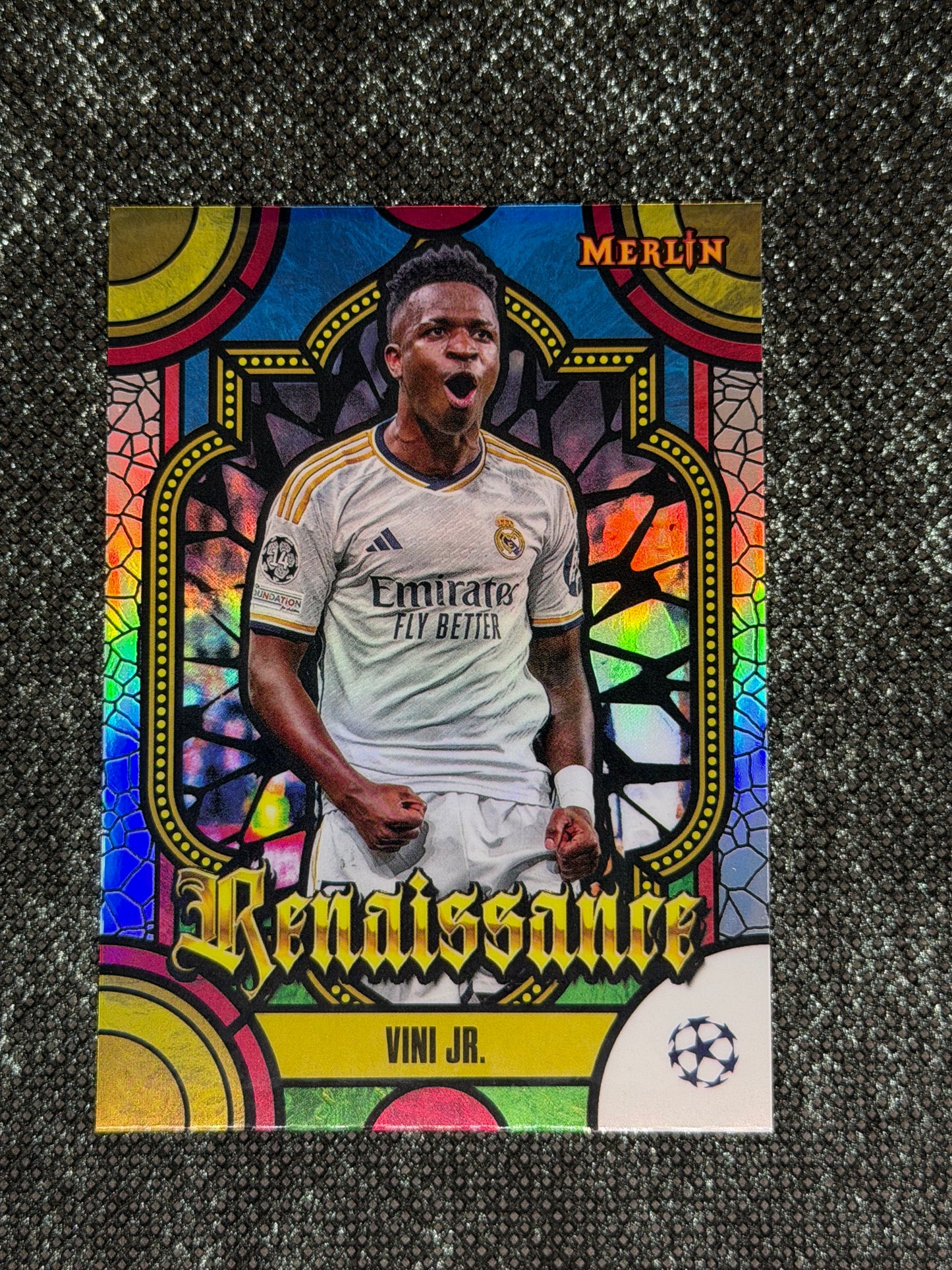 2023-24 Topps Merlin Chrome UEFA Club Competitions Renaissance Insert (Case Hit) - Vini Jr.