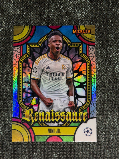 2023-24 Topps Merlin Chrome UEFA Club Competitions Renaissance Insert (Case Hit) - Vini Jr.