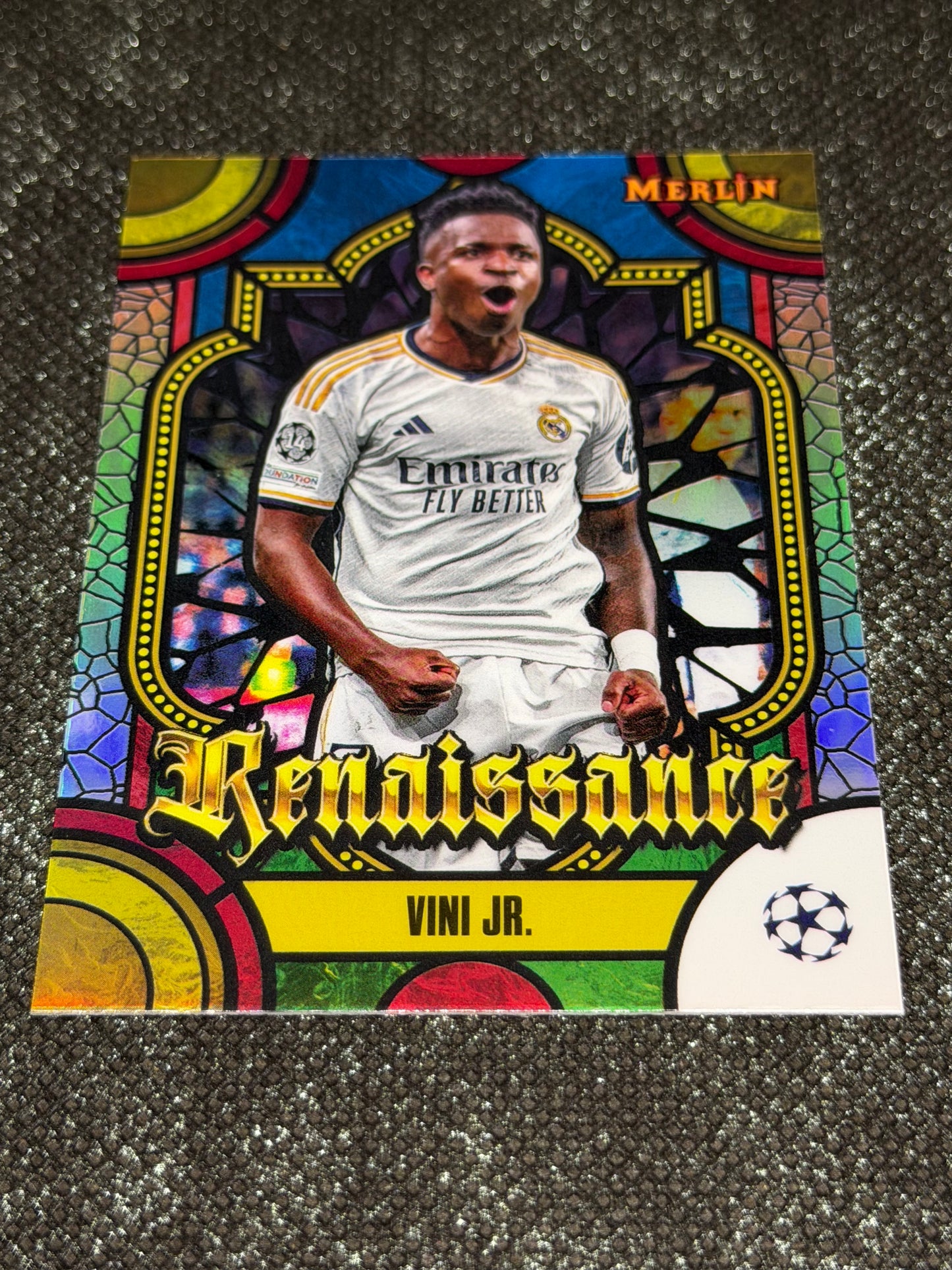 2023-24 Topps Merlin Chrome UEFA Club Competitions Renaissance Insert (Case Hit) - Vini Jr.
