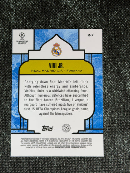 2023-24 Topps Merlin Chrome UEFA Club Competitions Renaissance Insert (Case Hit) - Vini Jr.