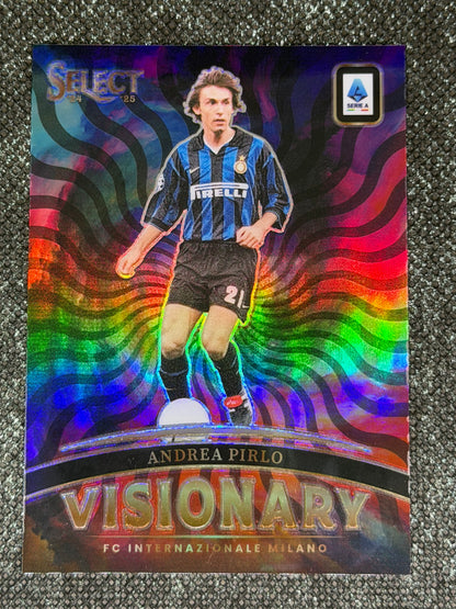 2024-25 Panini Select Serie A Soccer Visionary Insert (Case Hit) - Andrea Pirlo