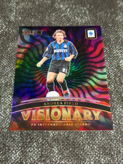 2024-25 Panini Select Serie A Soccer Visionary Insert (Case Hit) - Andrea Pirlo