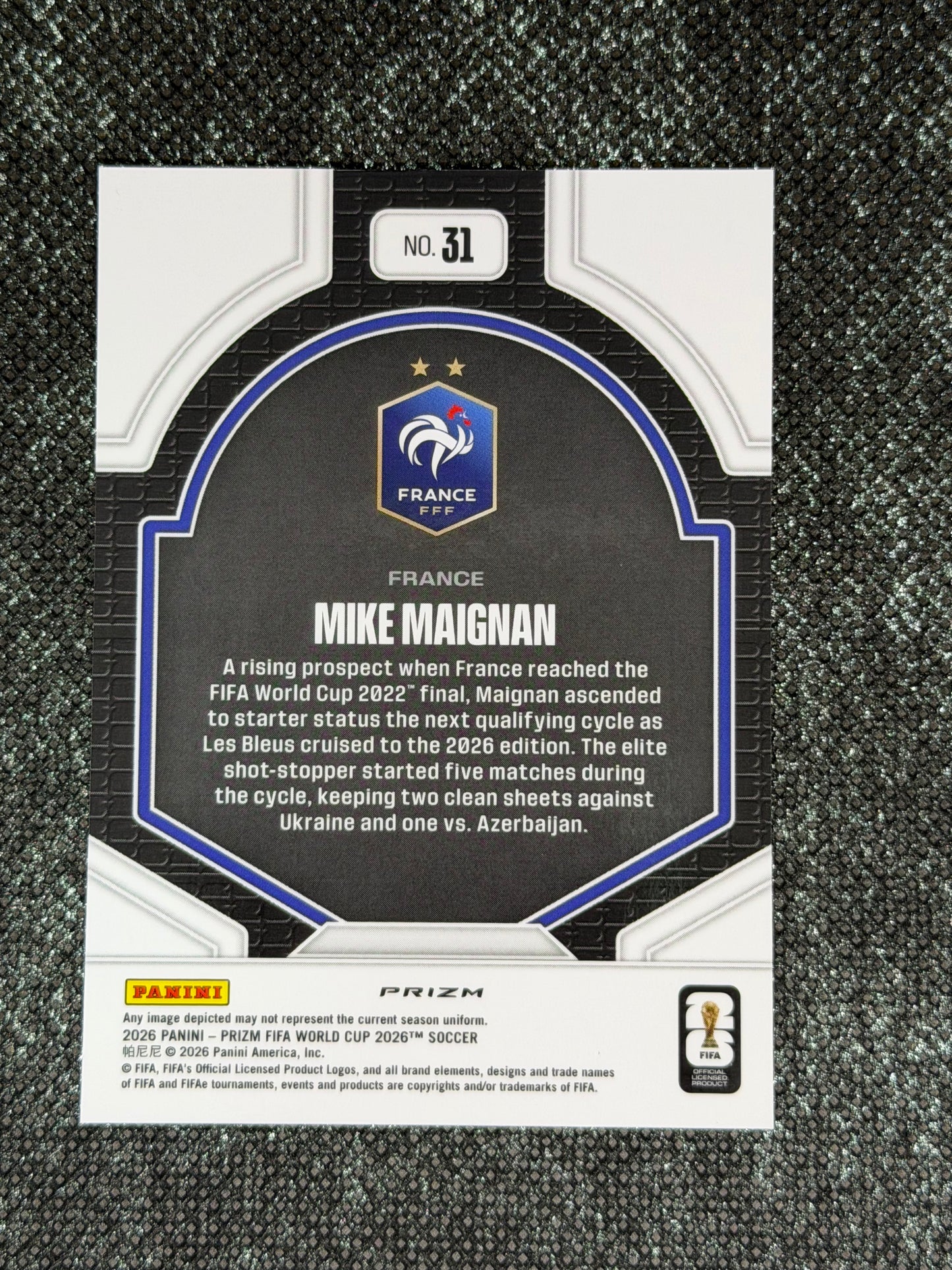 2026 Panini - Prizm FIFA World Cup 2026 Soccer National Pride Insert (Case Hit) - Mike Maignan