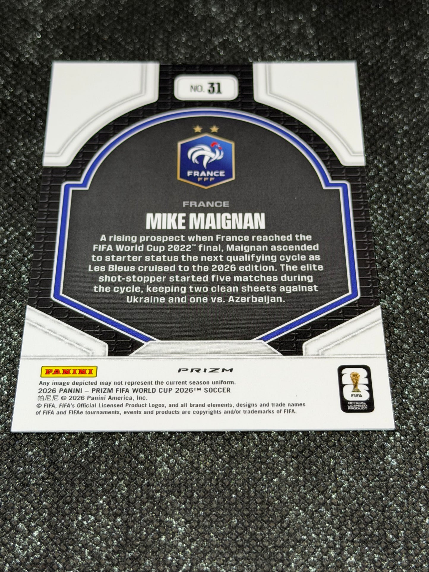 2026 Panini - Prizm FIFA World Cup 2026 Soccer National Pride Insert (Case Hit) - Mike Maignan
